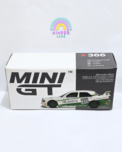 Mini GT Mercedes - Benz 190E 2.5 16 Evolution II 20 (Michael Schumacher) - Open Box - Kinder Logs