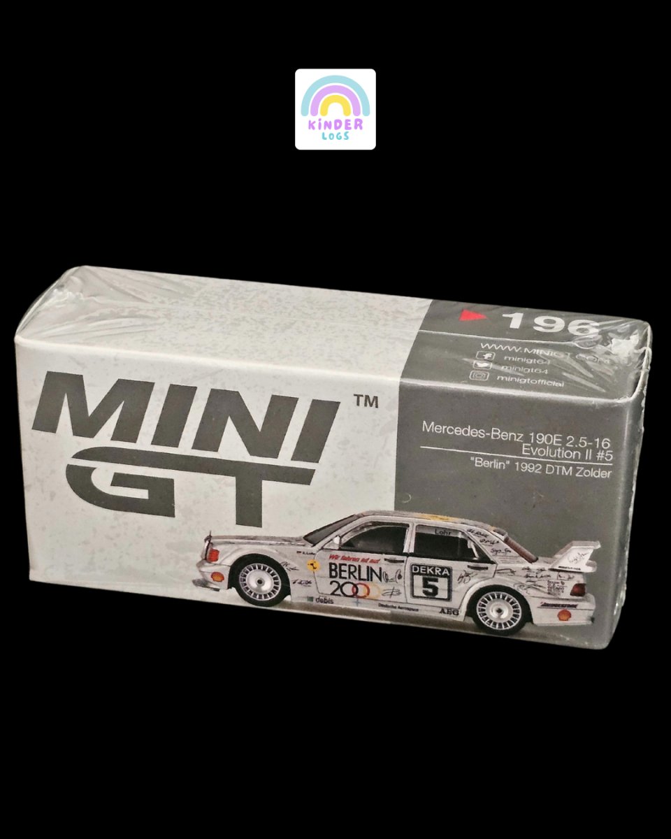 Mini GT Mercedes - Benz 190E 2.5 - 16 Evolution II #5 - Kinder Logs