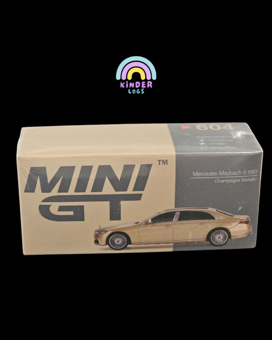 Mini GT Mercedes - Maybach S680 - Champagne Metallic - Kinder Logs