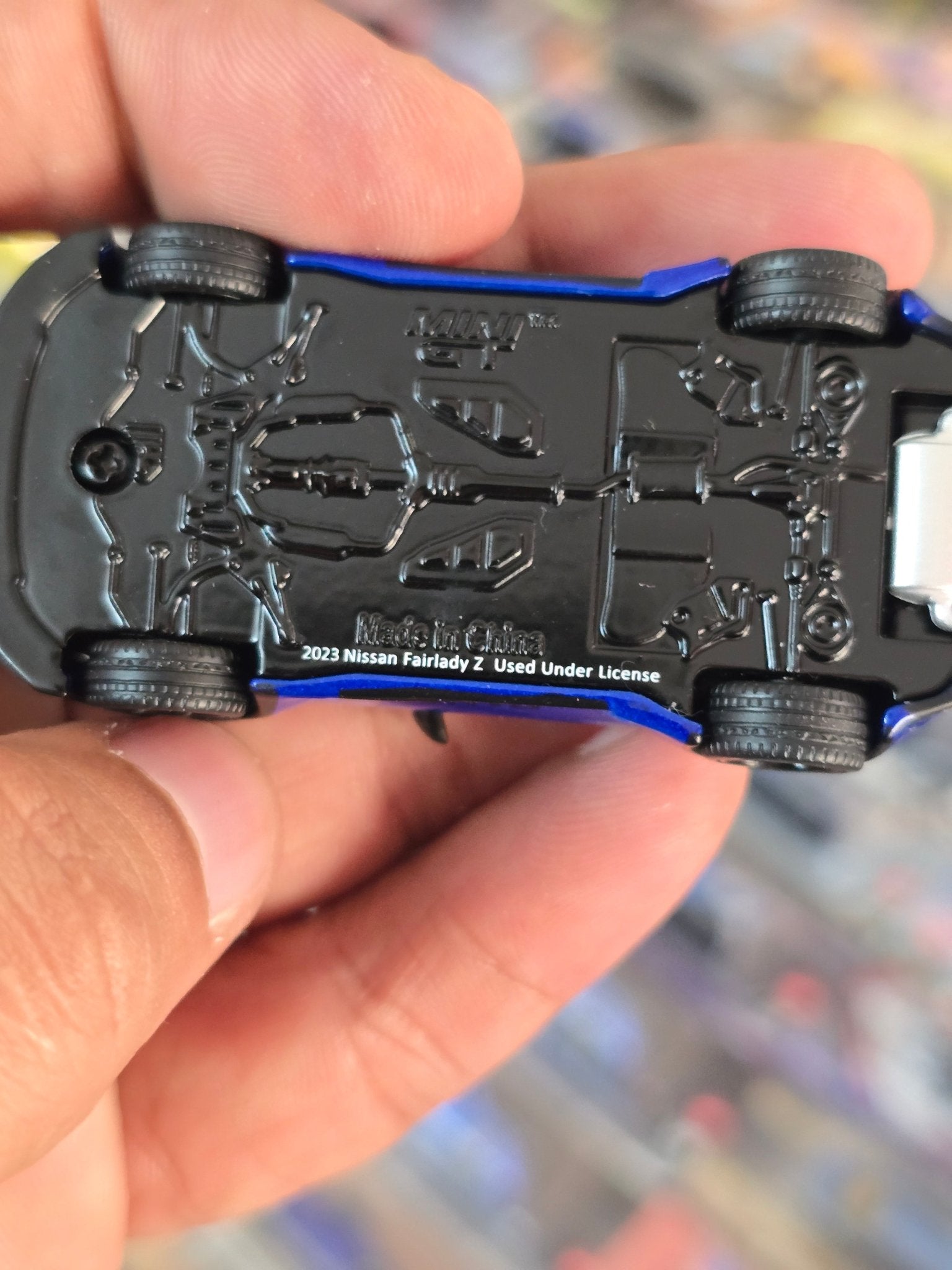 Mini GT Nissan Fairlady Z Pandem - Seiran Blue (Open Box) - Kinder Logs