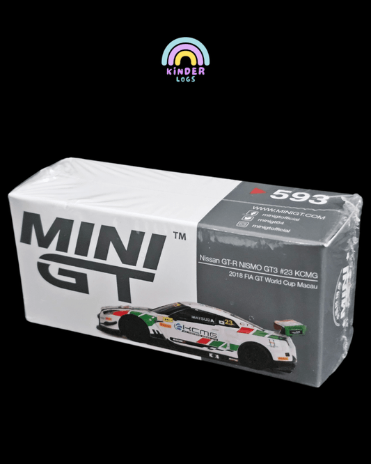 Mini GT Nissan GT - R NISMO GT3 #23 KCMG - Kinder Logs