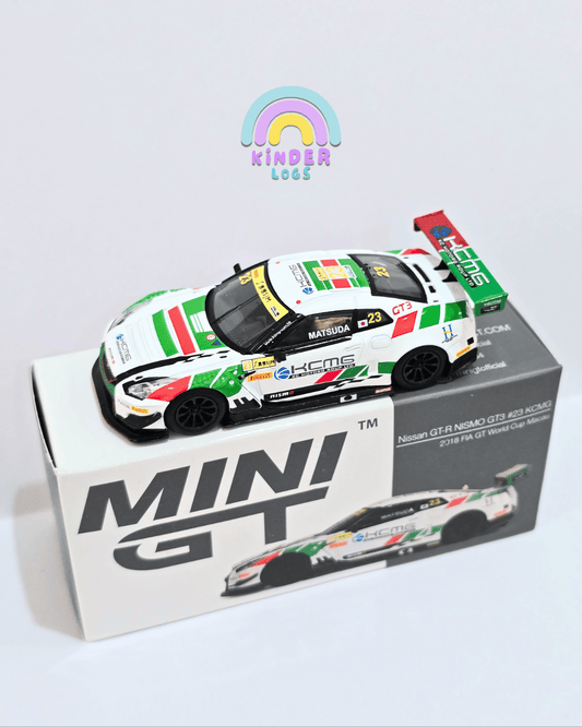 Mini GT Nissan GT - R NISMO GT3 23 KCMG - Open Box - Kinder Logs