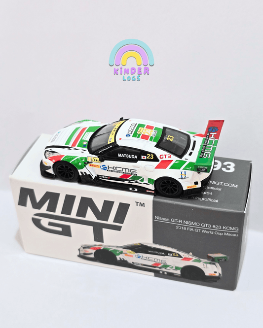 Mini GT Nissan GT - R NISMO GT3 23 KCMG - Open Box - Kinder Logs