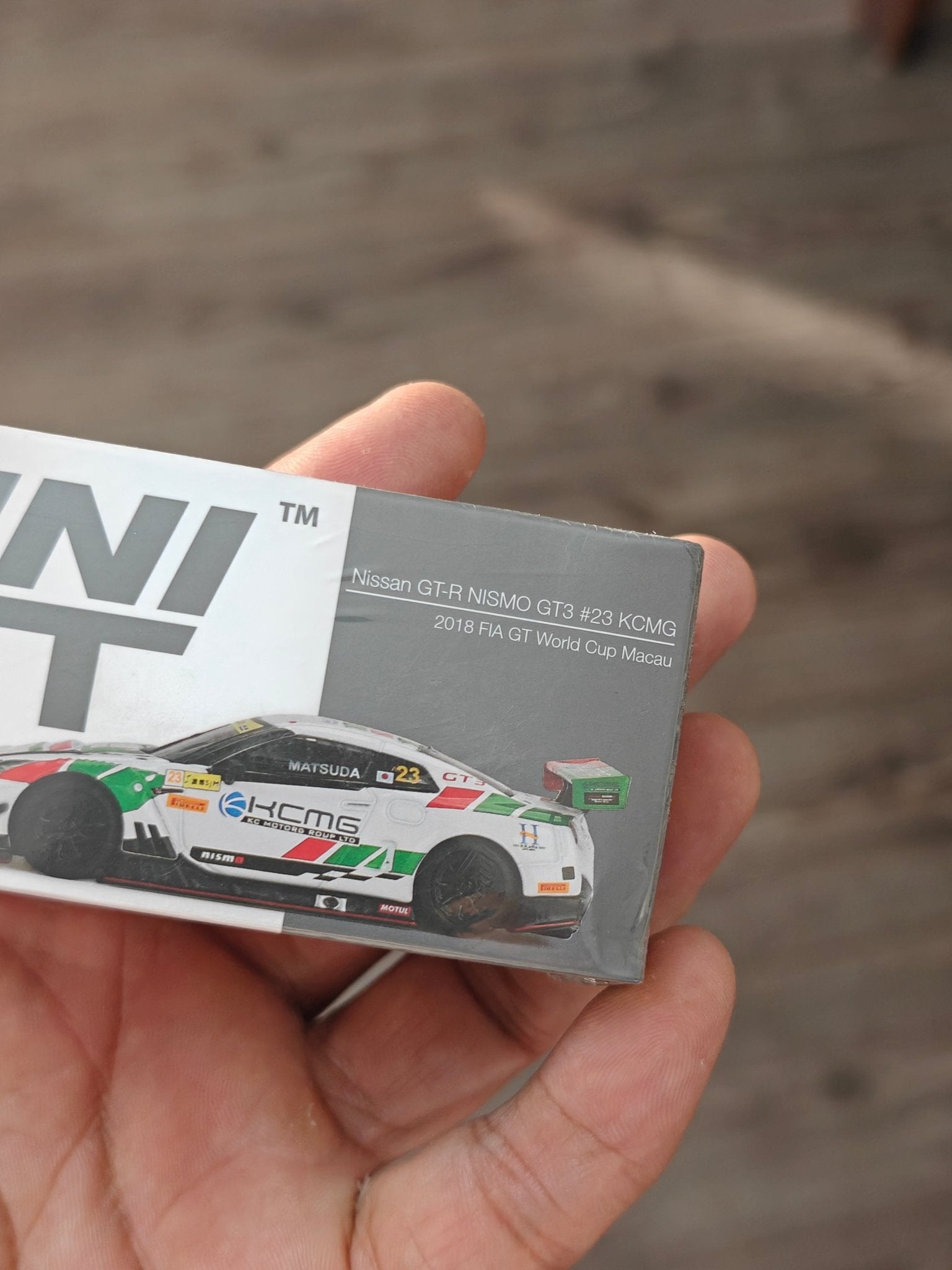 Mini GT Nissan GT - R NISMO GT3 23 KCMG - Sealed Box - Kinder Logs
