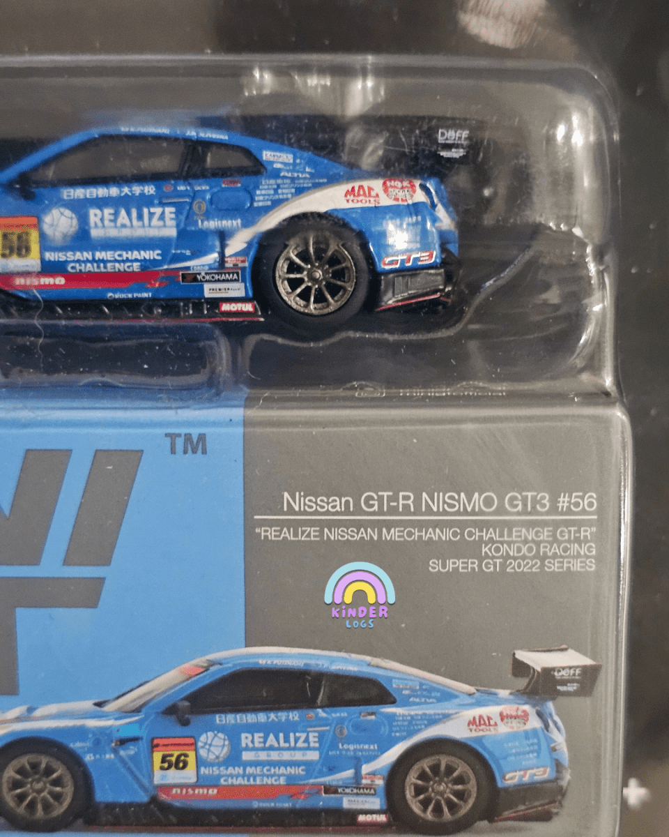 Mini GT Nissan GT - R Nismo GT3 #56 (Kondo Racing) - Kinder Logs