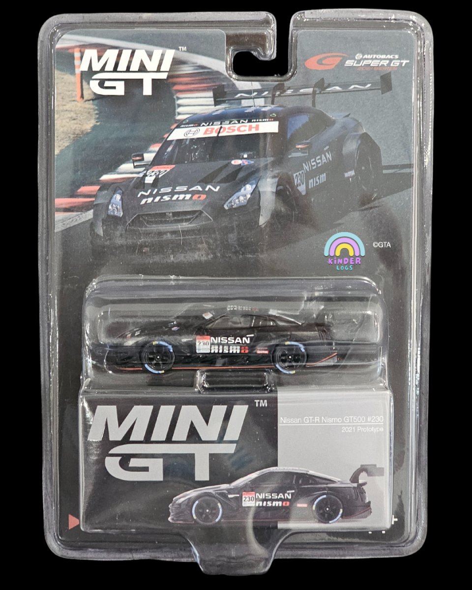 Mini GT Nissan GT - R Nismo GT500 #230 (2021 Prototype) - Kinder Logs