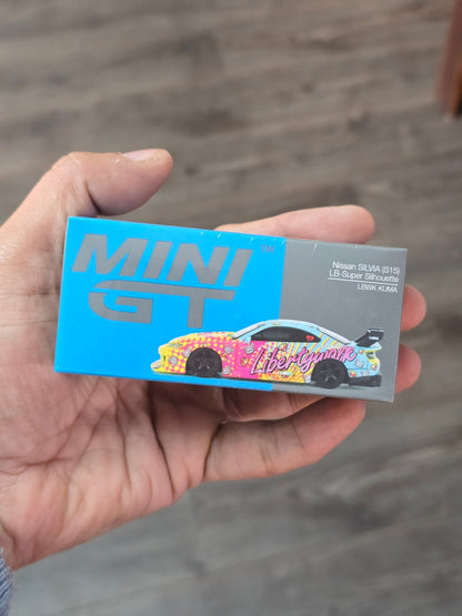 Mini GT Nissan Silvia S15 LB - Super Silhouette LBWK KUMA (Sealed Box) - Kinder Logs