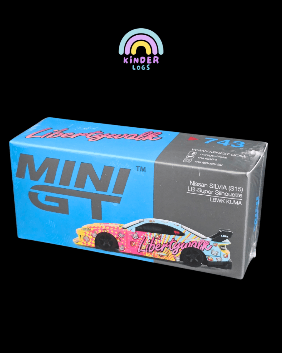 Mini GT Nissan Silvia S15 LB - Super Silhouette LBWK KUMA (Sealed Box) - Kinder Logs