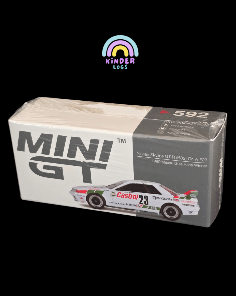 Mini GT Nissan Skyline GT - R (R32) Gr. A #23 - Kinder Logs