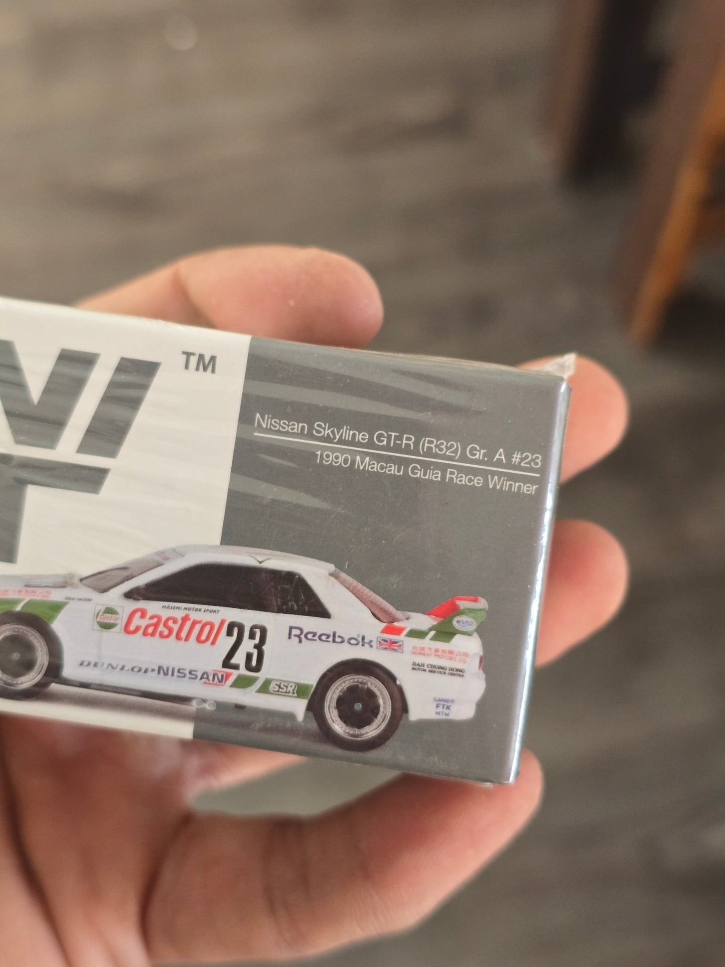 Mini GT Nissan Skyline GT - R (R32) Gr. A 23 - Sealed Box - Kinder Logs