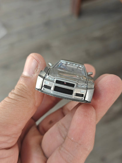 Mini GT Nissan Skyline GT - R (R34) Kaido Works Shinjuku V1 (Open Box) - Kinder Logs
