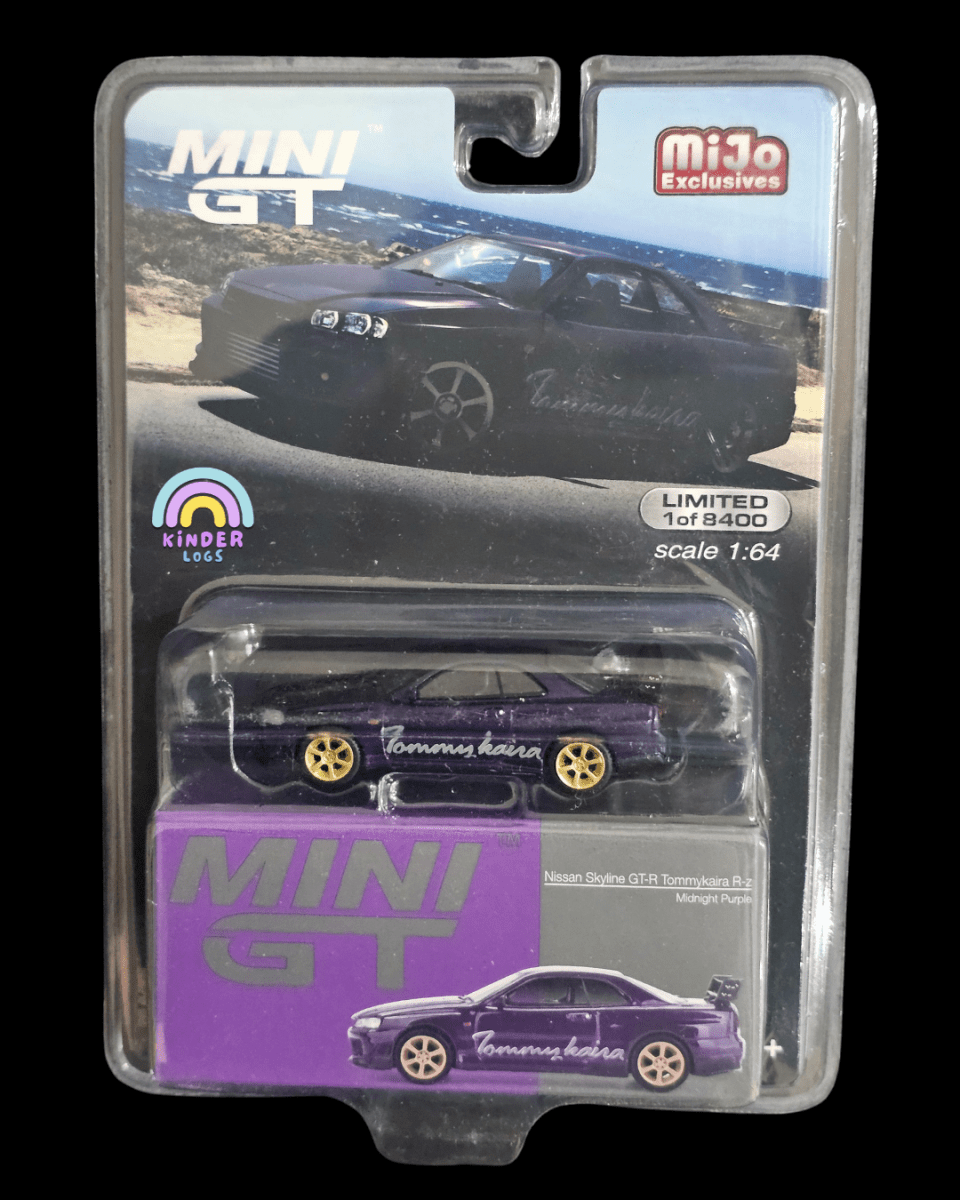 Mini GT Nissan Skyline GT - R Tommykaira R - Z - Mijo Exclusives Limited Edition - Kinder Logs