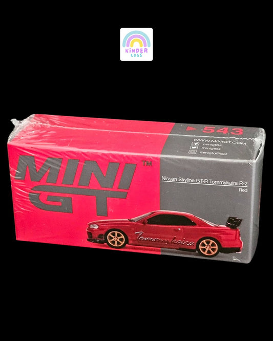 Mini GT Nissan Skyline GT - R Tommykaira R - Z (Red) - Kinder Logs