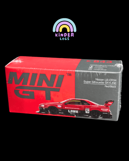 Mini GT Nissan Skyline LB - ER34 Super Silhouette LBWK (Sealed Box) - Kinder Logs
