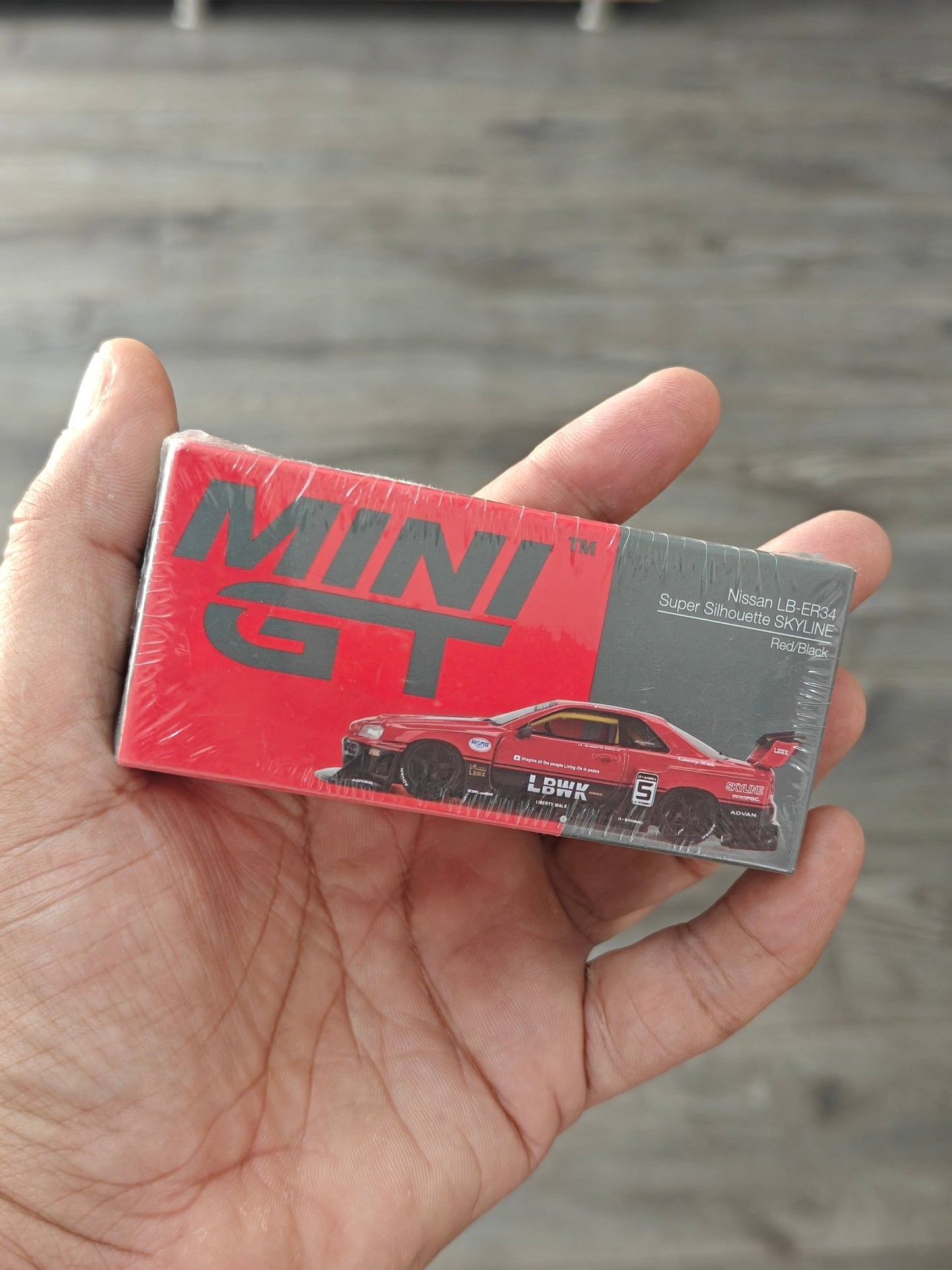Mini GT Nissan Skyline LB-ER34 Super Silhouette LBWK (Sealed Box) - Kinder Logs