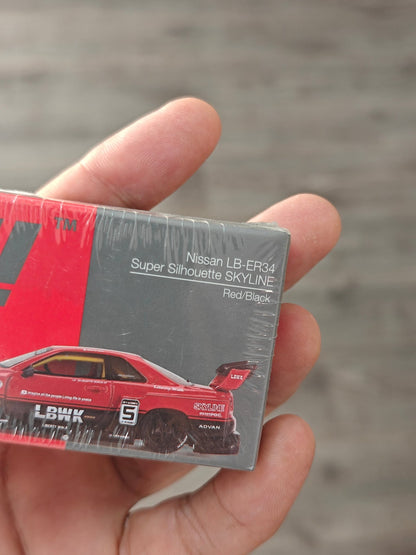 Mini GT Nissan Skyline LB-ER34 Super Silhouette LBWK (Sealed Box) - Kinder Logs