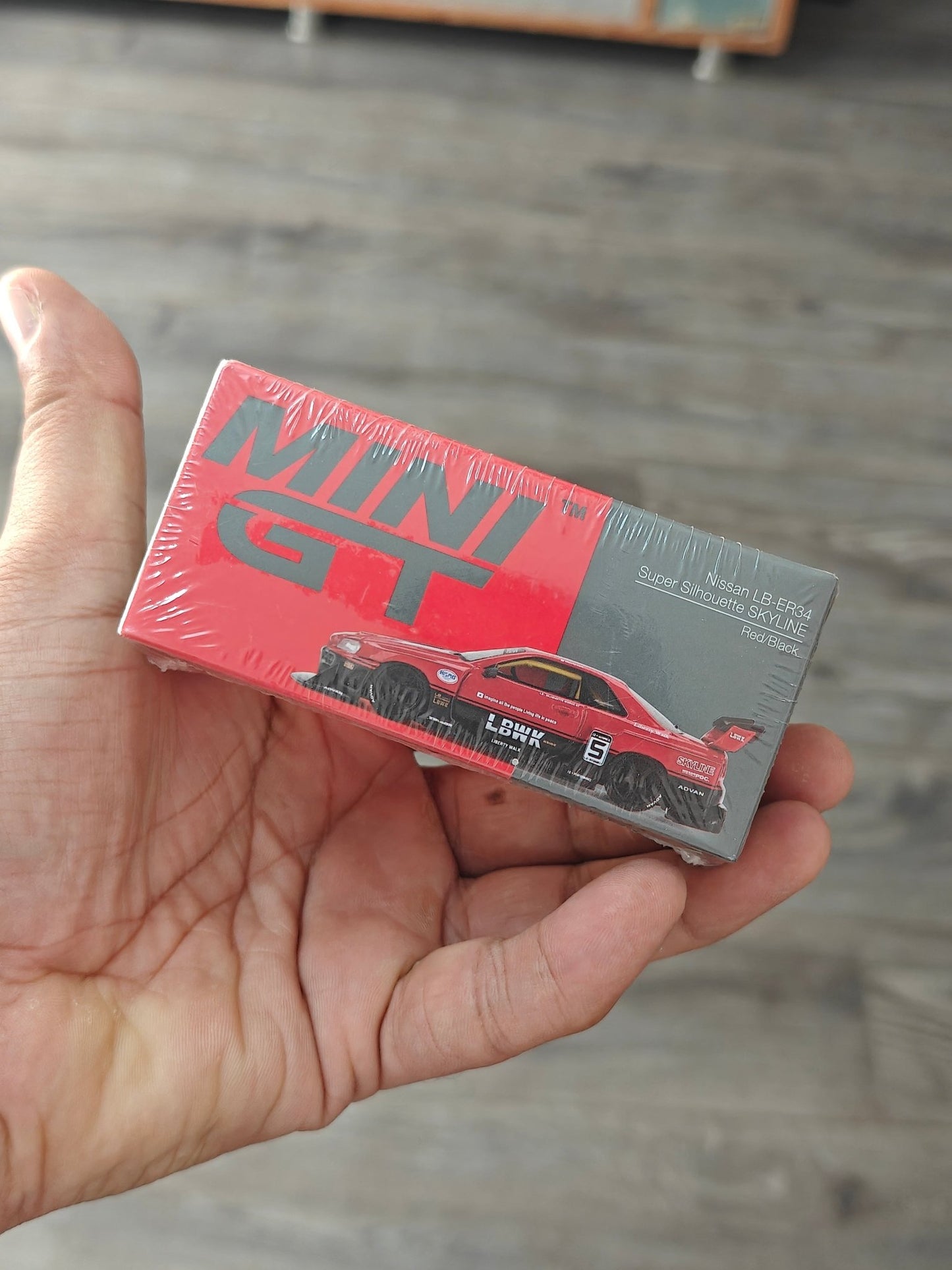 Mini GT Nissan Skyline LB-ER34 Super Silhouette LBWK (Sealed Box) - Kinder Logs