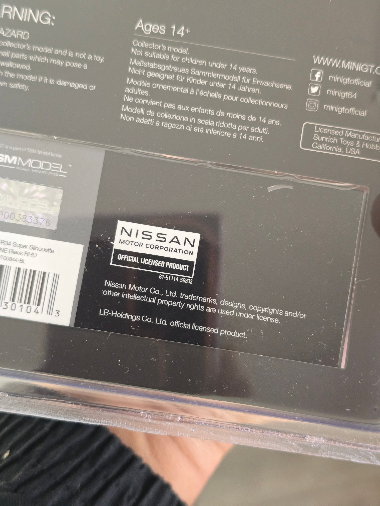 Mini GT Nissan Skyline LB - ER34 Super Silhouette LBWK - Skyline Black - Kinder Logs
