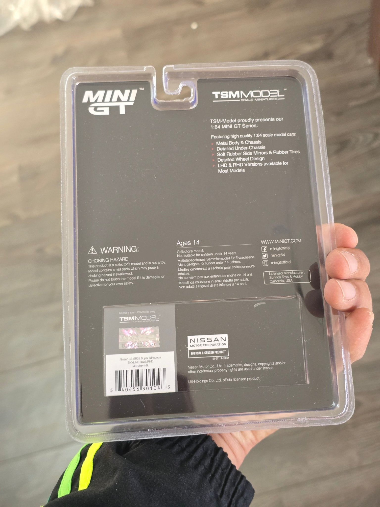 Mini GT Nissan Skyline LB - ER34 Super Silhouette LBWK - Skyline Black - Kinder Logs