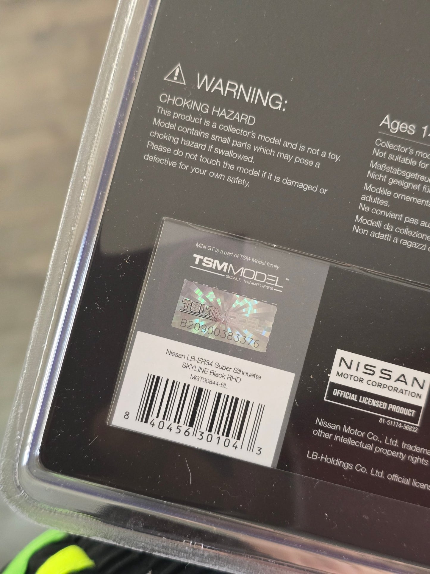 Mini GT Nissan Skyline LB - ER34 Super Silhouette LBWK - Skyline Black - Kinder Logs