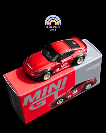 Mini GT Nissan Z Pandem - Passion Red (Open Box) - Kinder Logs