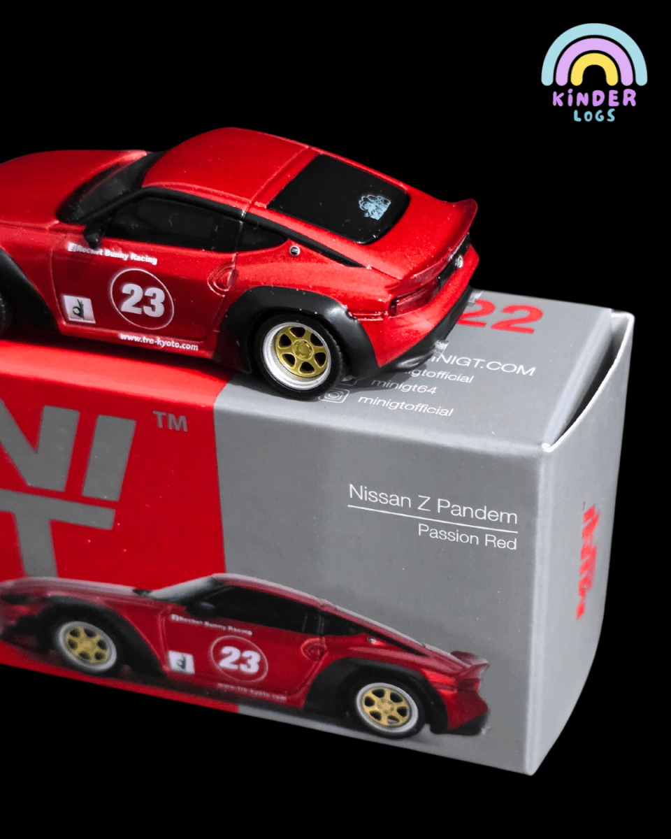 Mini GT Nissan Z Pandem - Passion Red (Open Box) - Kinder Logs