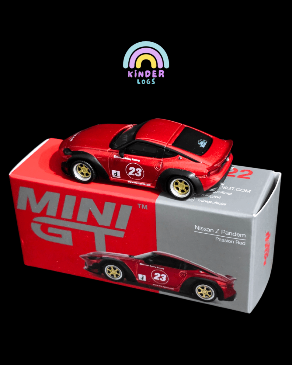 Mini GT Nissan Z Pandem - Passion Red (Open Box) - Kinder Logs