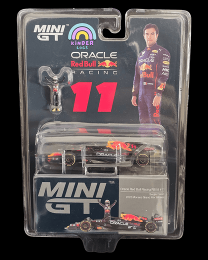 Mini GT Oracle Red Bull Racing RB18 #11 Sergio Perez - Mijo Exclusives - Kinder Logs