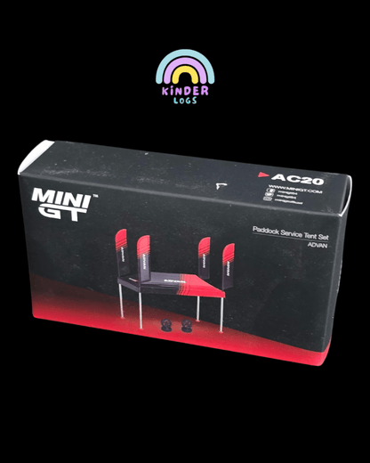 Mini GT Paddock Service Tent Set - Advan Edition (Open Box) - Kinder Logs