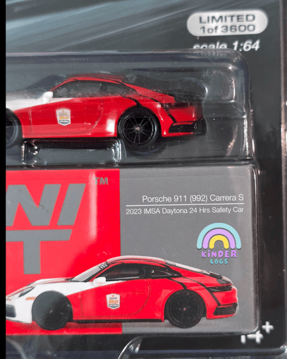 Mini GT Porsche 911 (992) Carrera S - Mijo Exclusives Limited Edition - Kinder Logs