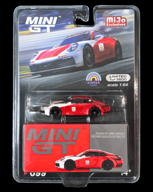 Mini GT Porsche 911 (992) Carrera S - Mijo Exclusives Limited Edition - Kinder Logs