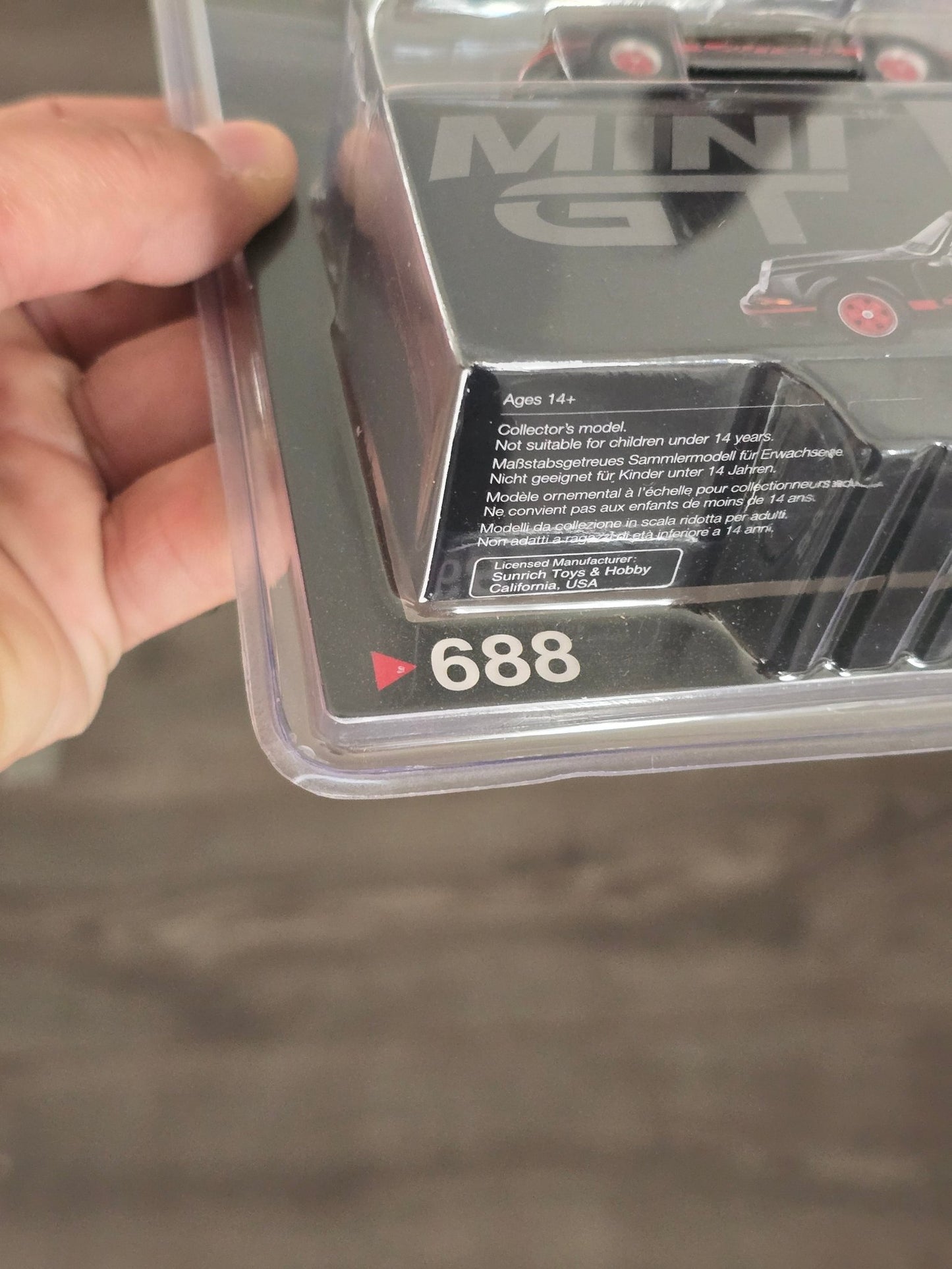 Mini GT Porsche 911 Carrera RS 2.7 - Black - Mijo Exclusives - Kinder Logs