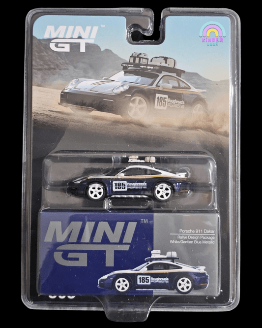 Mini GT Porsche 911 Dakar Rallye Design Package (Blister Pack) - Kinder Logs