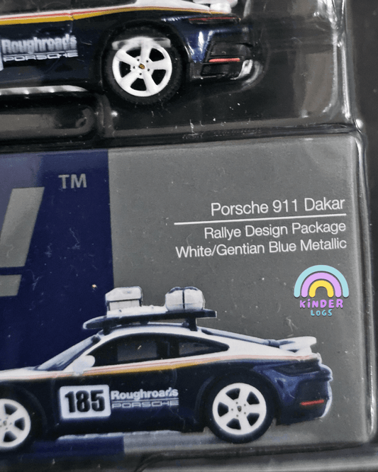 Mini GT Porsche 911 Dakar Rallye Design Package (Blister Pack) - Kinder Logs