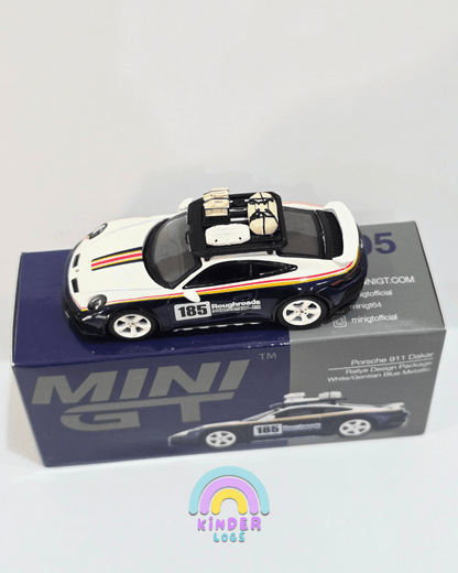 Mini GT Porsche 911 Dakar Rallye Design Package - Open Box - Kinder Logs