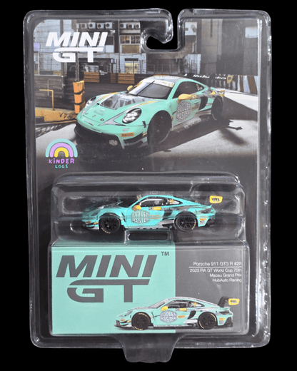 Mini GT Porsche 911 GT3 R #28 - 2023 FIA GT World Cup - Kinder Logs