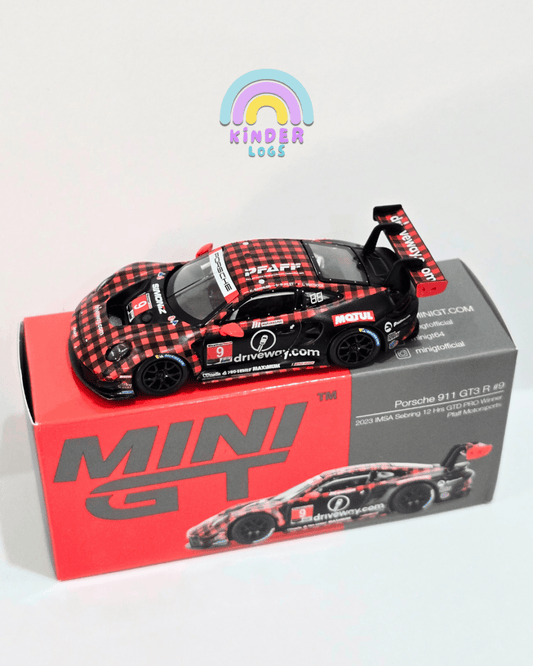 Mini GT Porsche 911 GT3 R #9 GTD PRO Pfaff Motorsports - Open Box - Kinder Logs