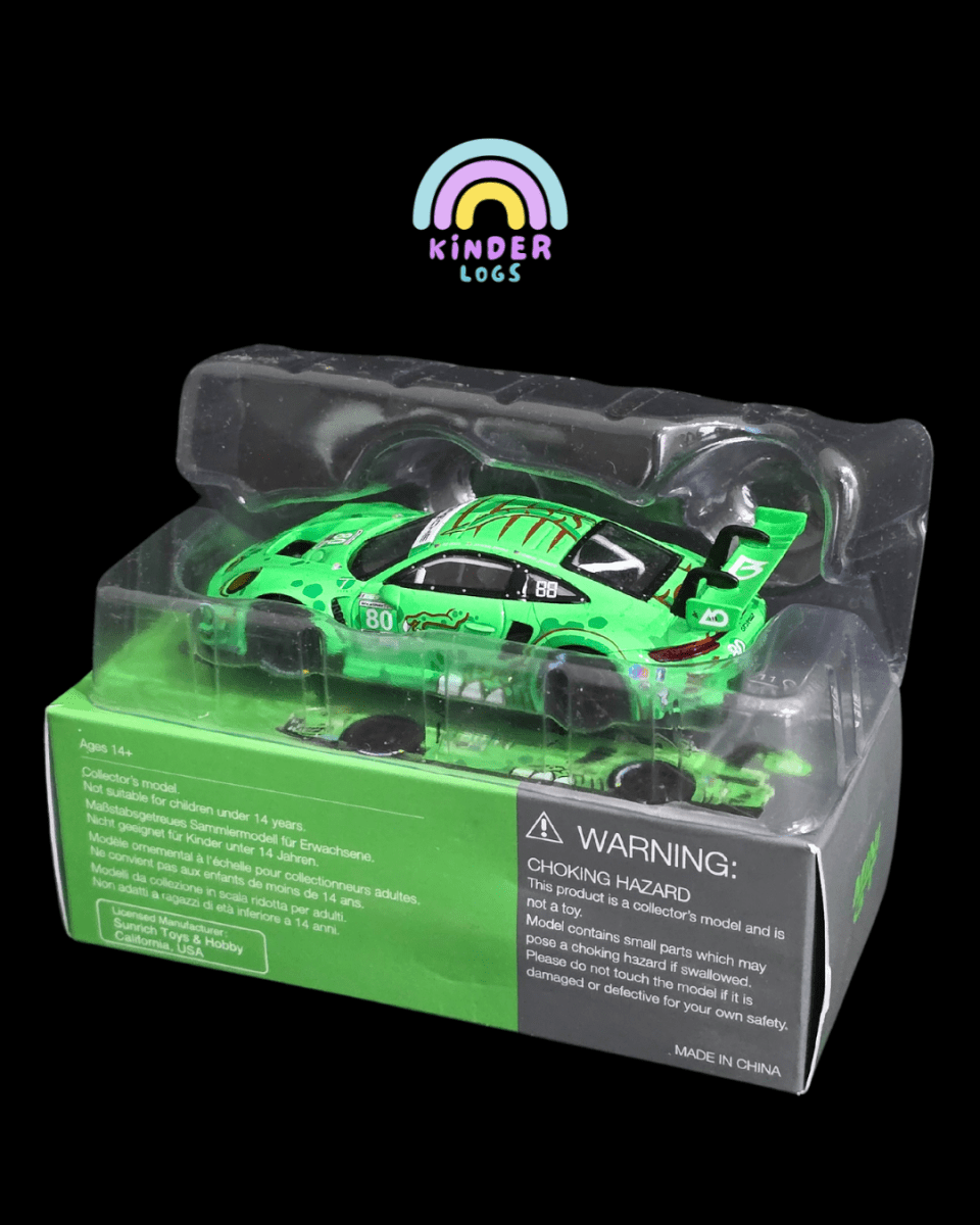 Mini GT Porsche 911 GT3 R "REXY" (Open Box) - Kinder Logs