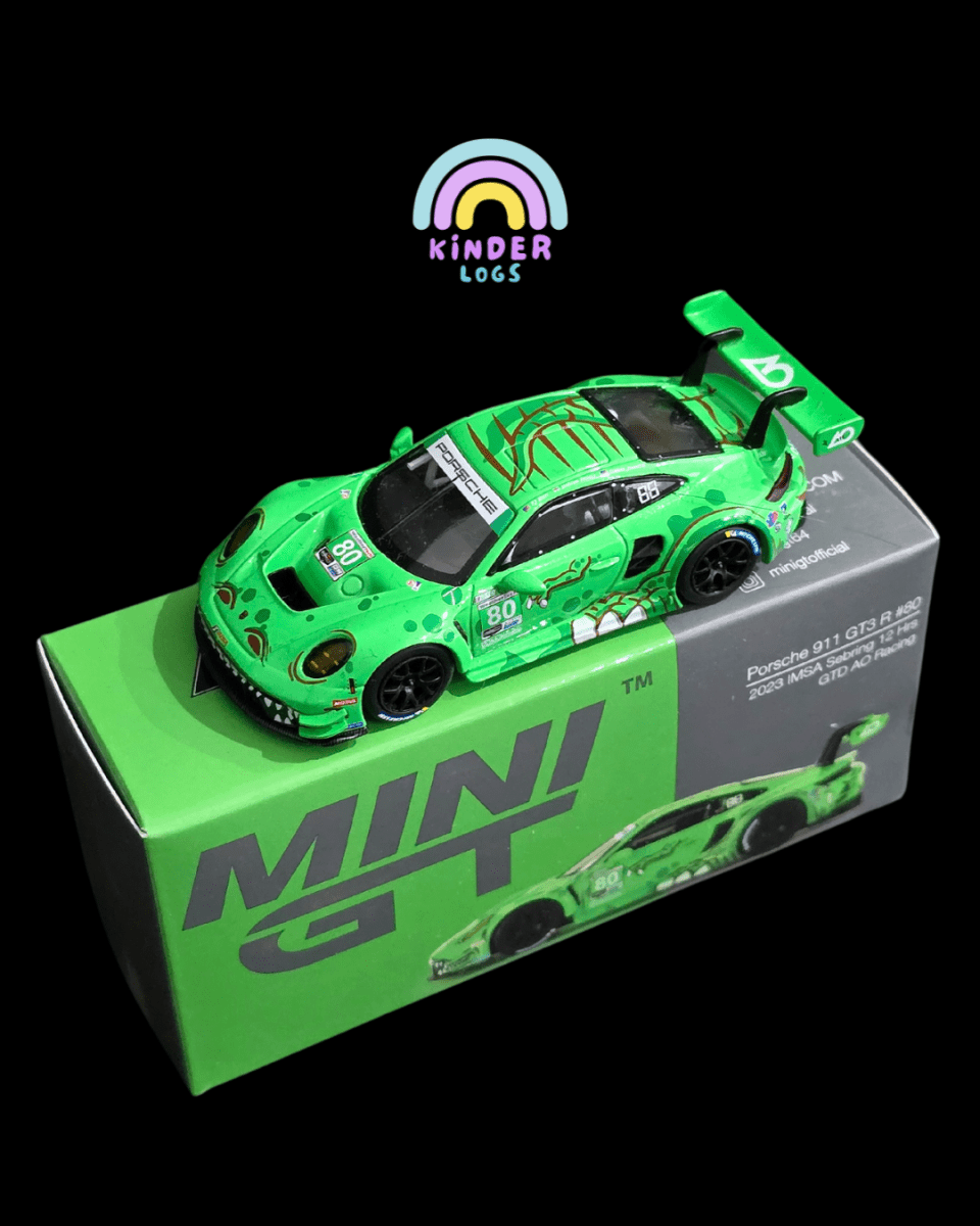 Mini GT Porsche 911 GT3 R "REXY" (Open Box) - Kinder Logs