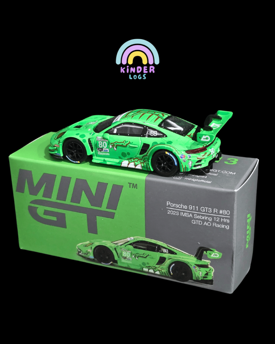 Mini GT Porsche 911 GT3 R "REXY" (Open Box) - Kinder Logs