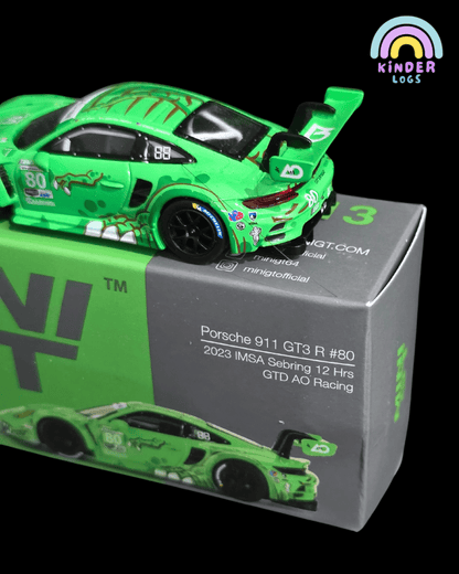 Mini GT Porsche 911 GT3 R "REXY" (Open Box) - Kinder Logs