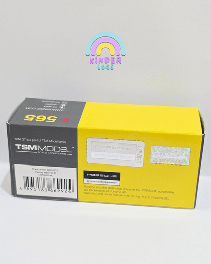 Mini GT Porsche 911 GT3 - Racing Yellow (Open Box) - Kinder Logs