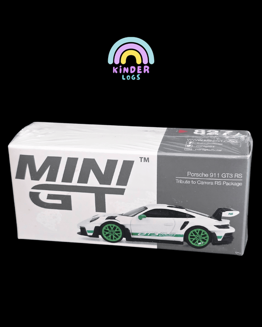 Mini GT Porsche 911 GT3 RS - Tribute To Carrera RS Package (Sealed Box) - Kinder Logs