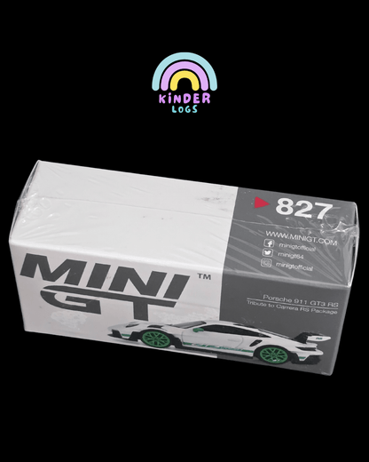Mini GT Porsche 911 GT3 RS - Tribute To Carrera RS Package (Sealed Box) - Kinder Logs