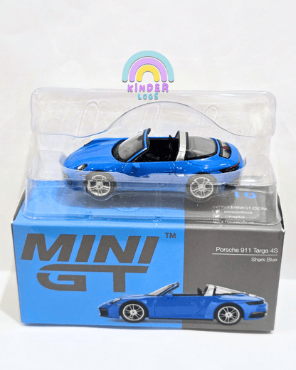 Mini GT Porsche 911 Targa 4S - Shark Blue (Open Box) - Kinder Logs