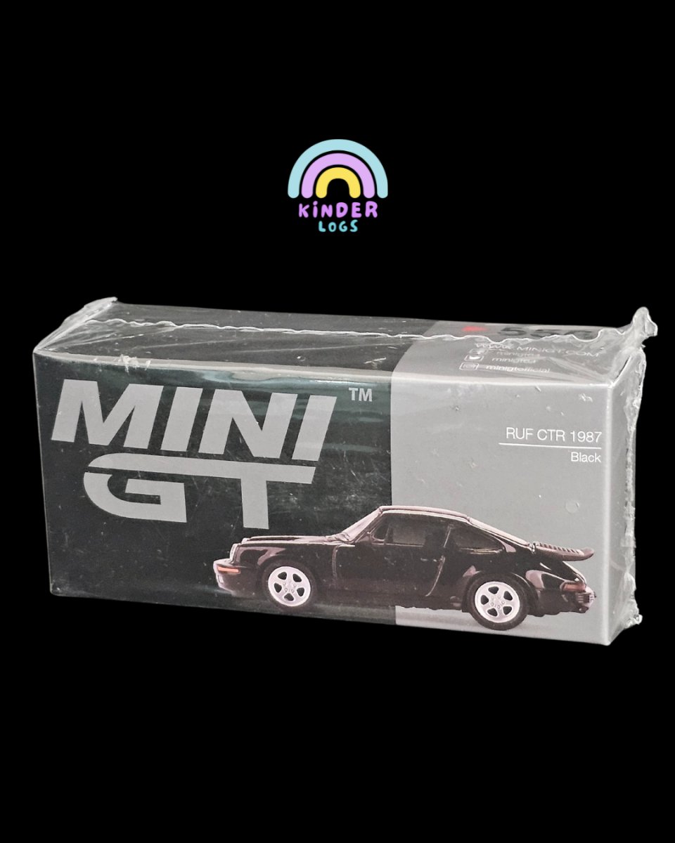 Mini GT Porsche RUF CTR 1987 (Black) - Kinder Logs