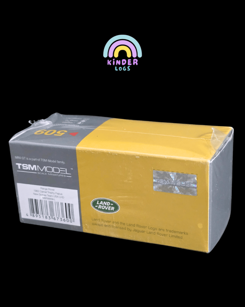 Mini GT Range Rover 1982 Camel Trophy Papua (Sealed Box) - Kinder Logs ...
