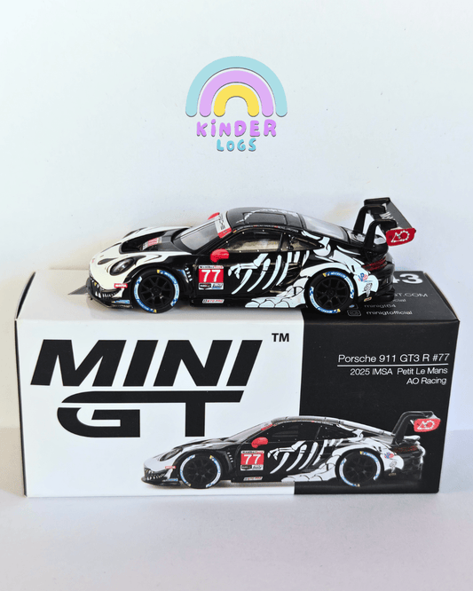 Mini GT REXY Skeleton Porsche 911 GT3 R #77 (Open Box) - Kinder Logs