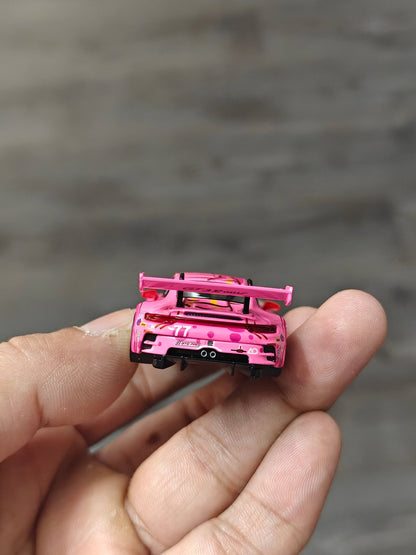 Mini GT Roxy Porsche 911 GT3 R 77 - Pink (Open Box) - Kinder Logs