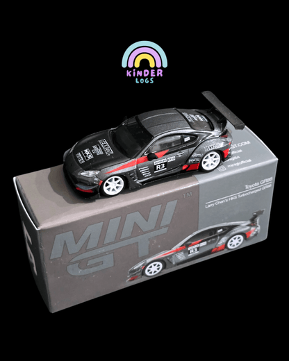 Mini GT Toyota GR86 Larry Chen's HKS Turbocharged (Open Box) - Kinder Logs